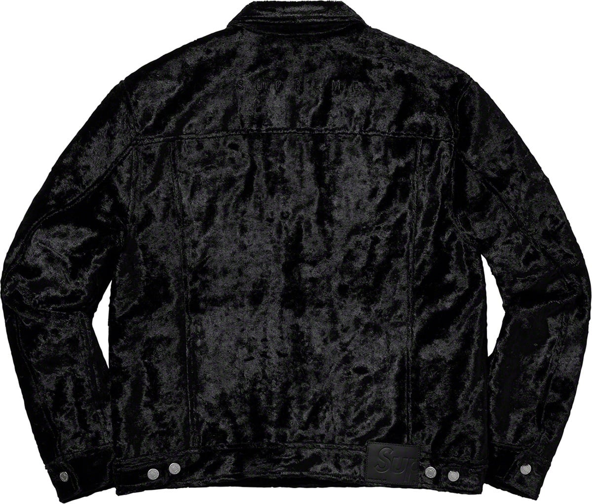 Fuzzy Pile Trucker Jacket view 16